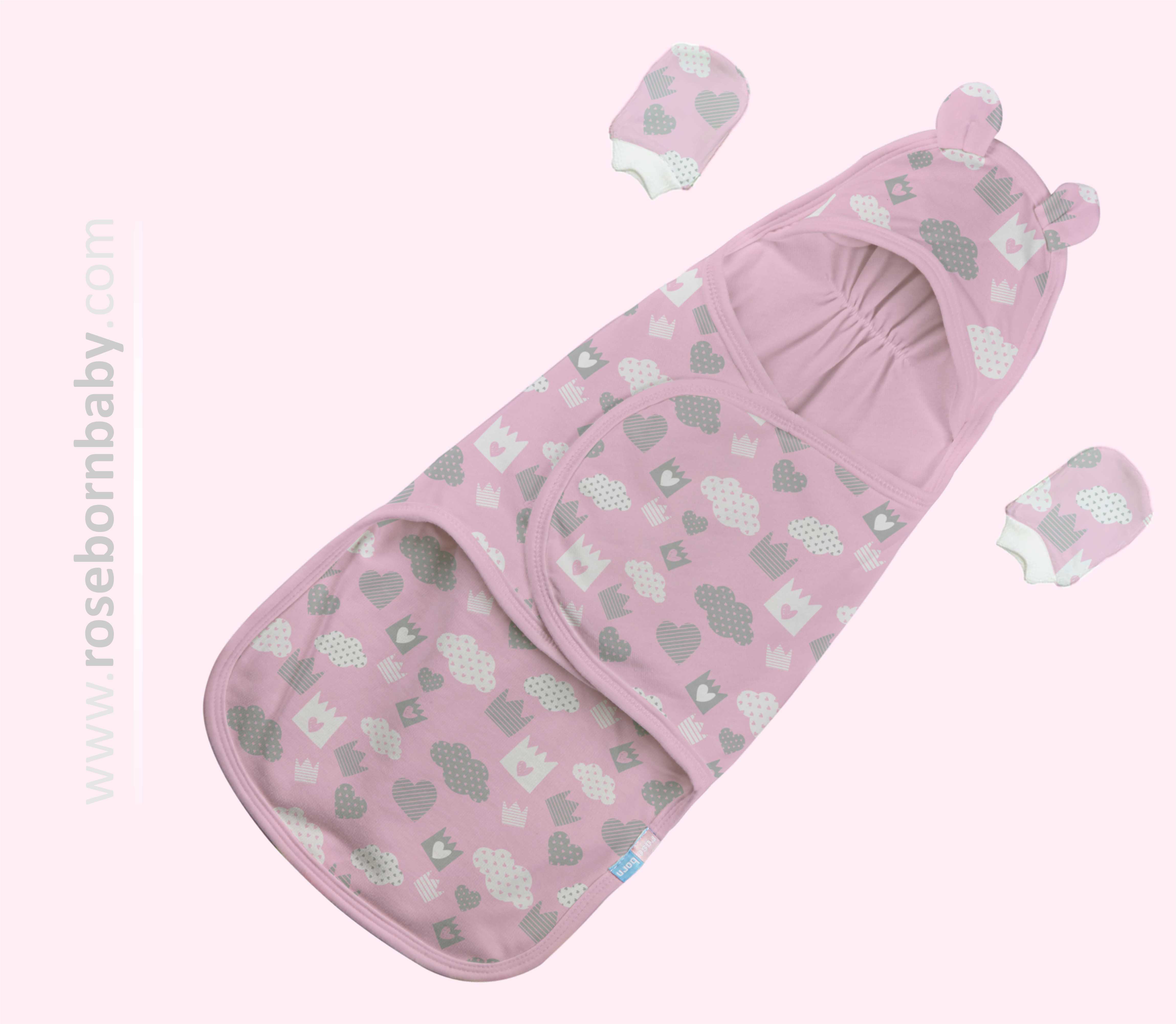 قنداق چسبی چاپی Little Sweetie-Girl